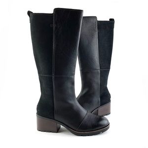 Sorel Cate Tall Knee High Leather Suede Boots